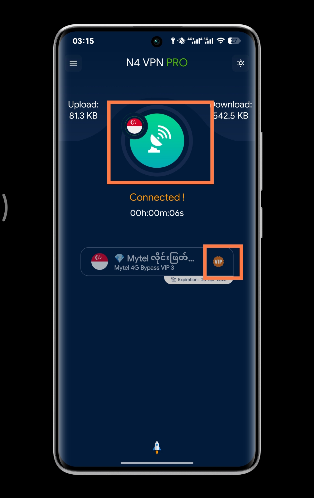 Connect Button